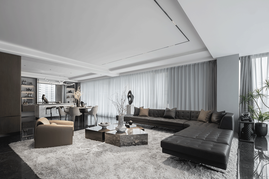 杭州龙湖丰收湖大平层样板间丨中国杭州丨北京靳朝晖设计有限公司-15