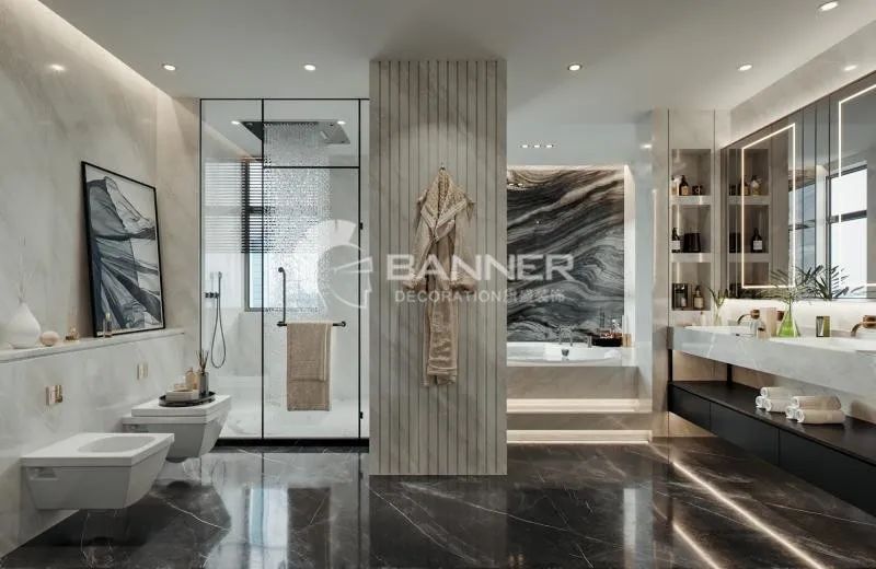 段峰打造 430㎡湖城大境 简约自然空间生活情境-46