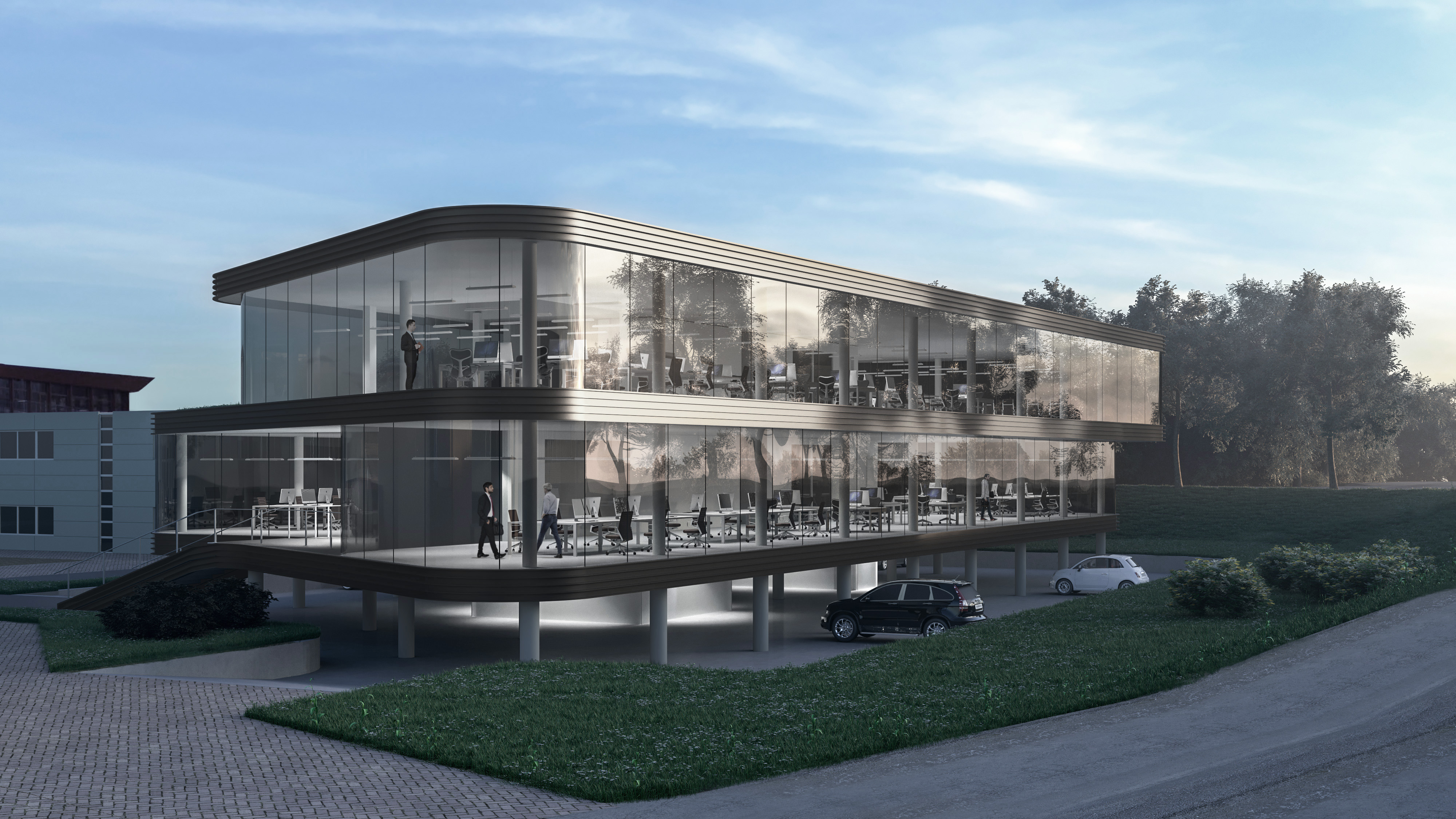 曲径通幽 · 环保节能的办公建筑-7