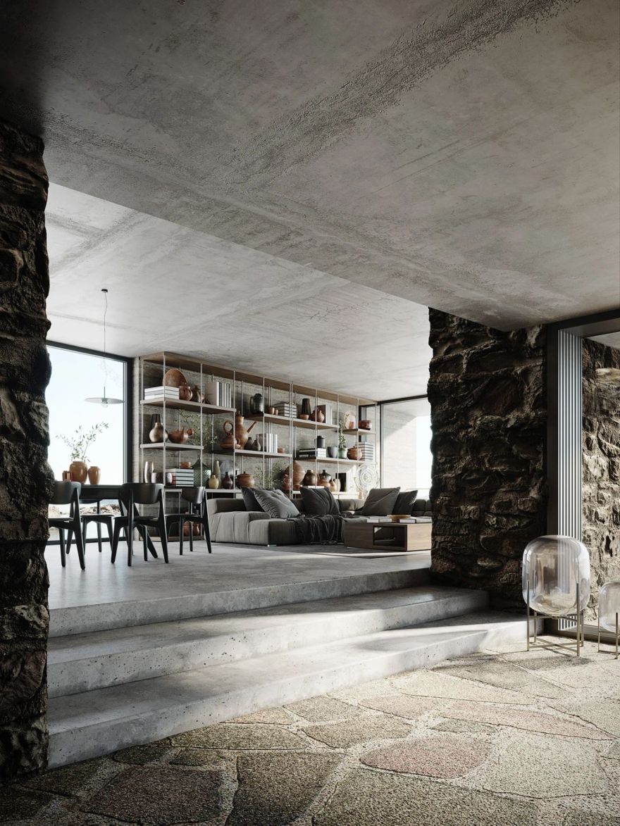 自然共生的别墅设计丨Valentin Khomenko-19