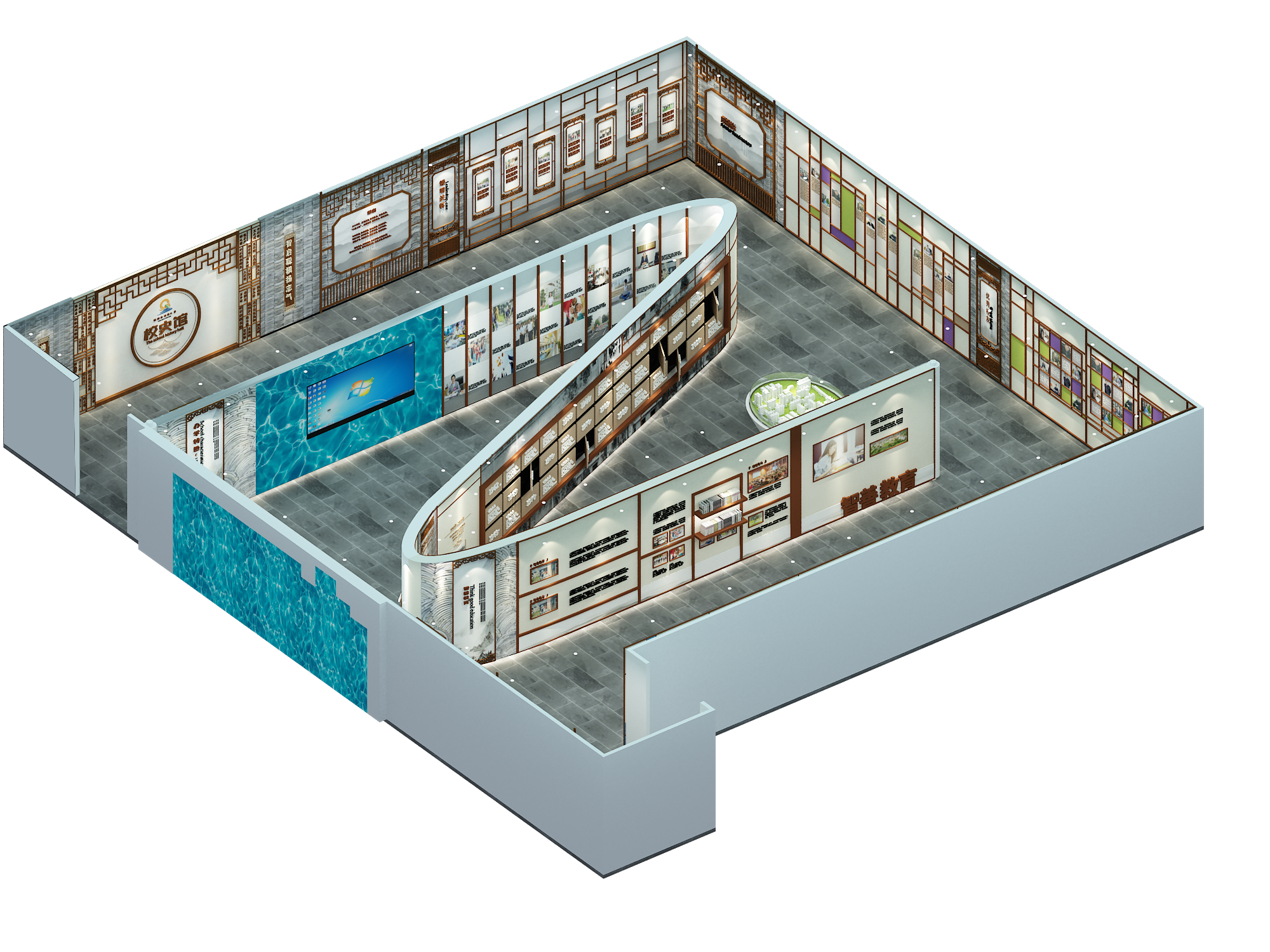 某校校史馆设计-19