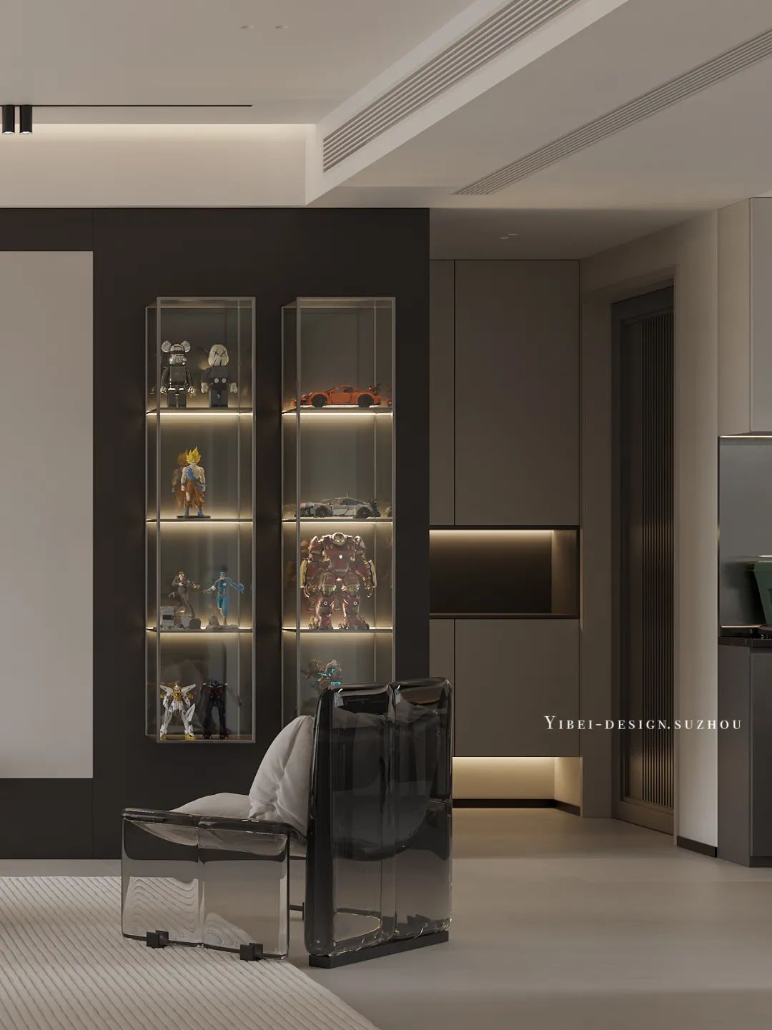 黑白之居 · 回归家的本质的现代设计丨中国苏州丨一贝设计-9