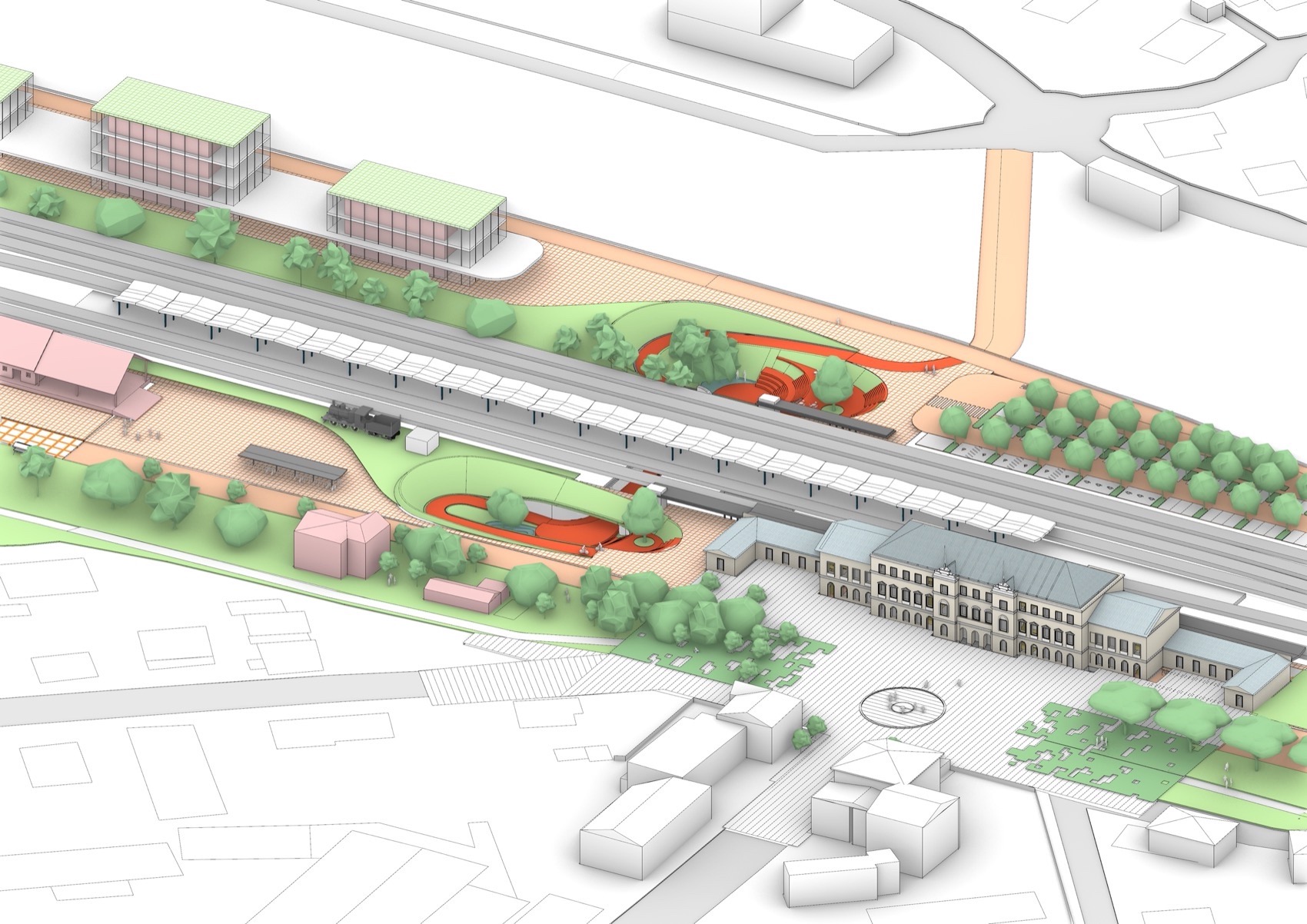 诺瓦戈里察火车站与Vrtača地下通道丨斯洛文尼亚戈里丨Sadar+Vuga d.o.o.等多个团队-8