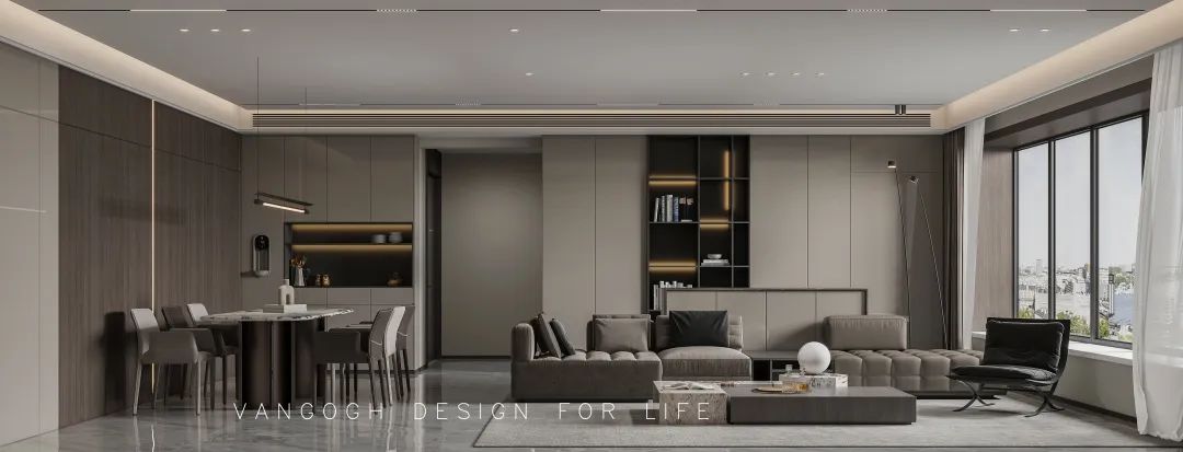春熙云峰灰调现代家居丨中国天津丨VANGOGH-28