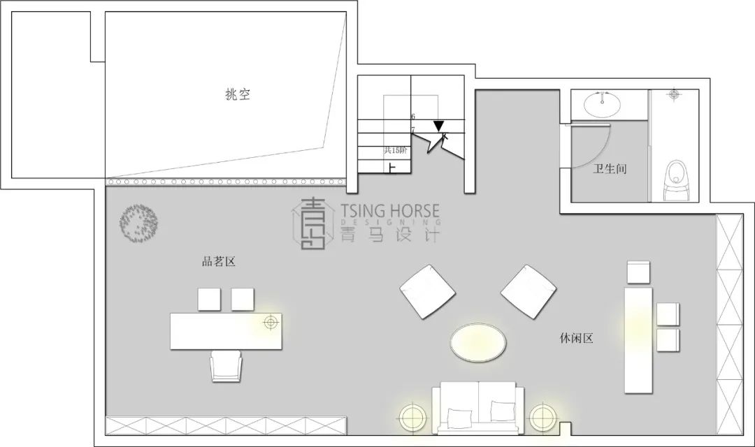 龙湖天钜底跃 · 现代简约 295㎡艺术新家丨青马别墅空间设计-33