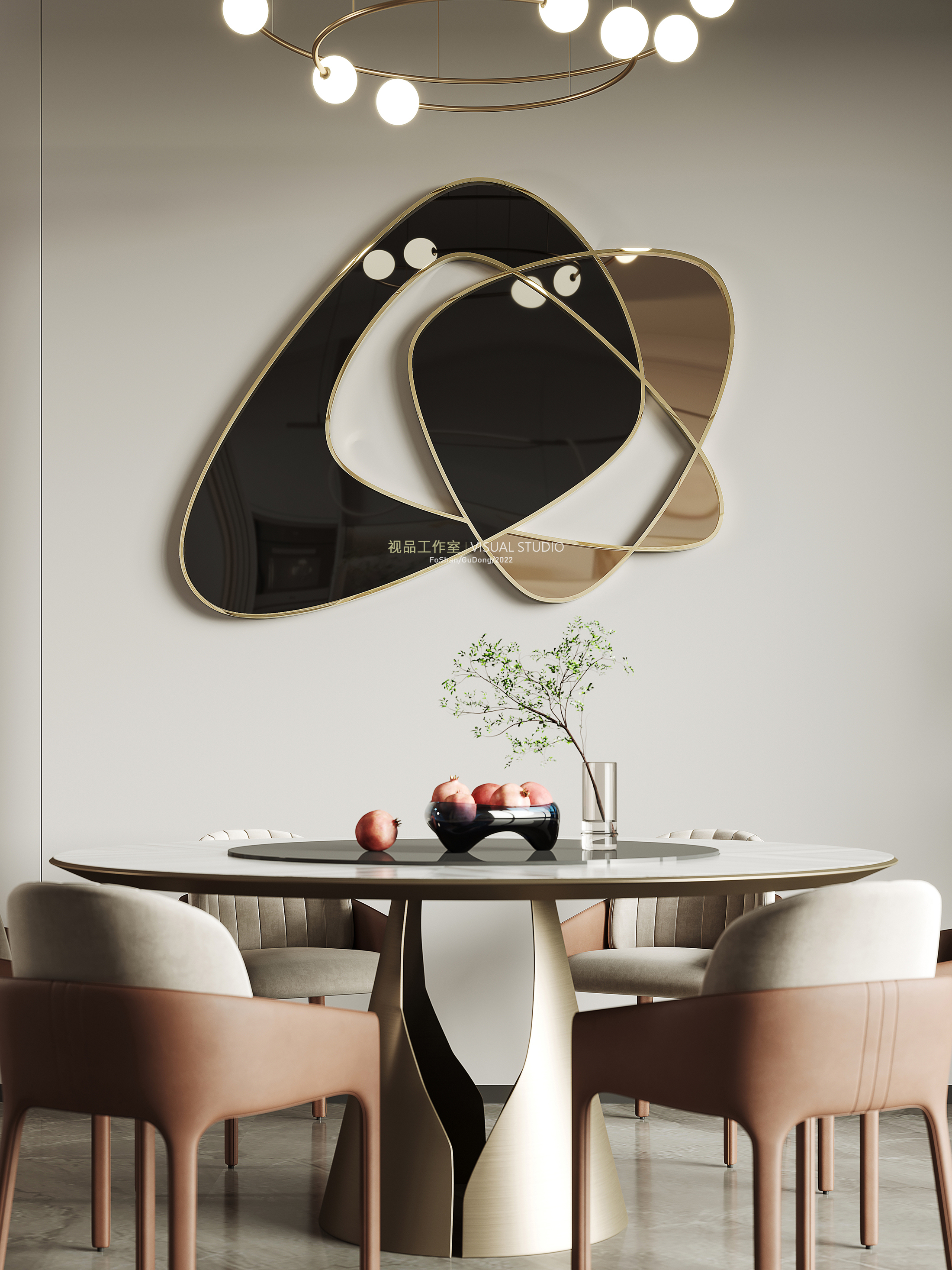 轻奢壁挂饰品效果图-6