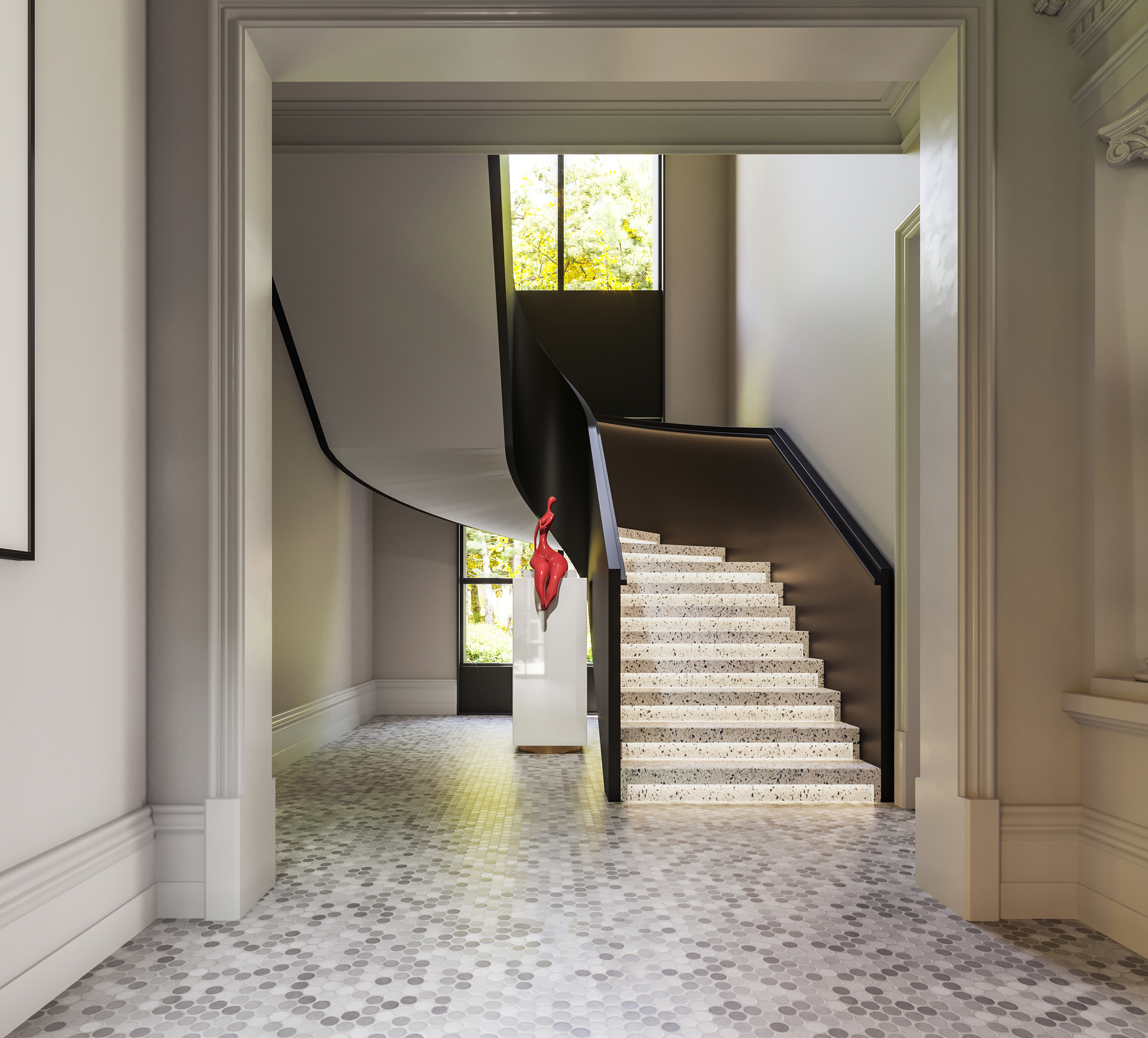 时间之窗——现代法式自建别墅-8