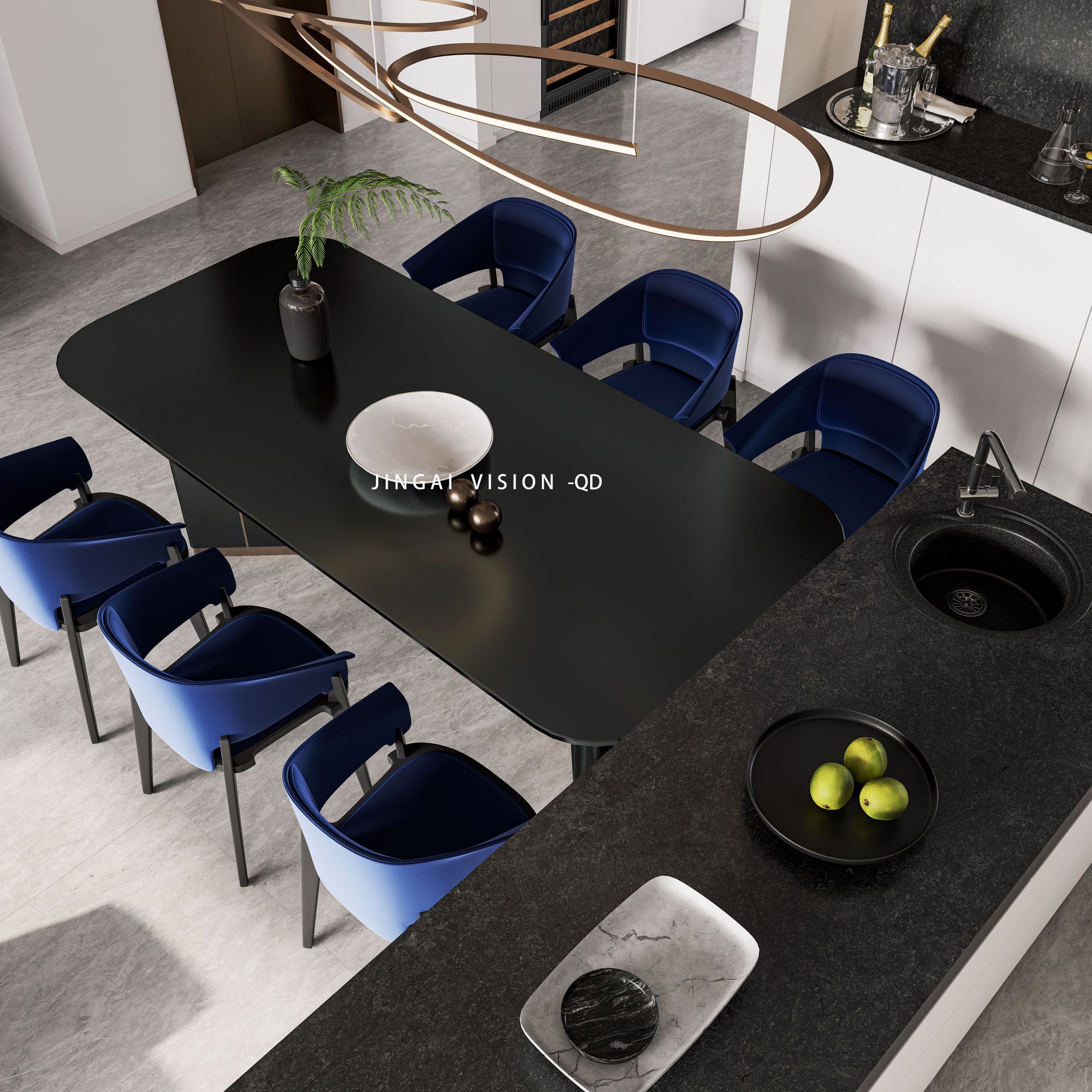 多巴胺风格室内设计丨北京第一廖,金该启点团队-6