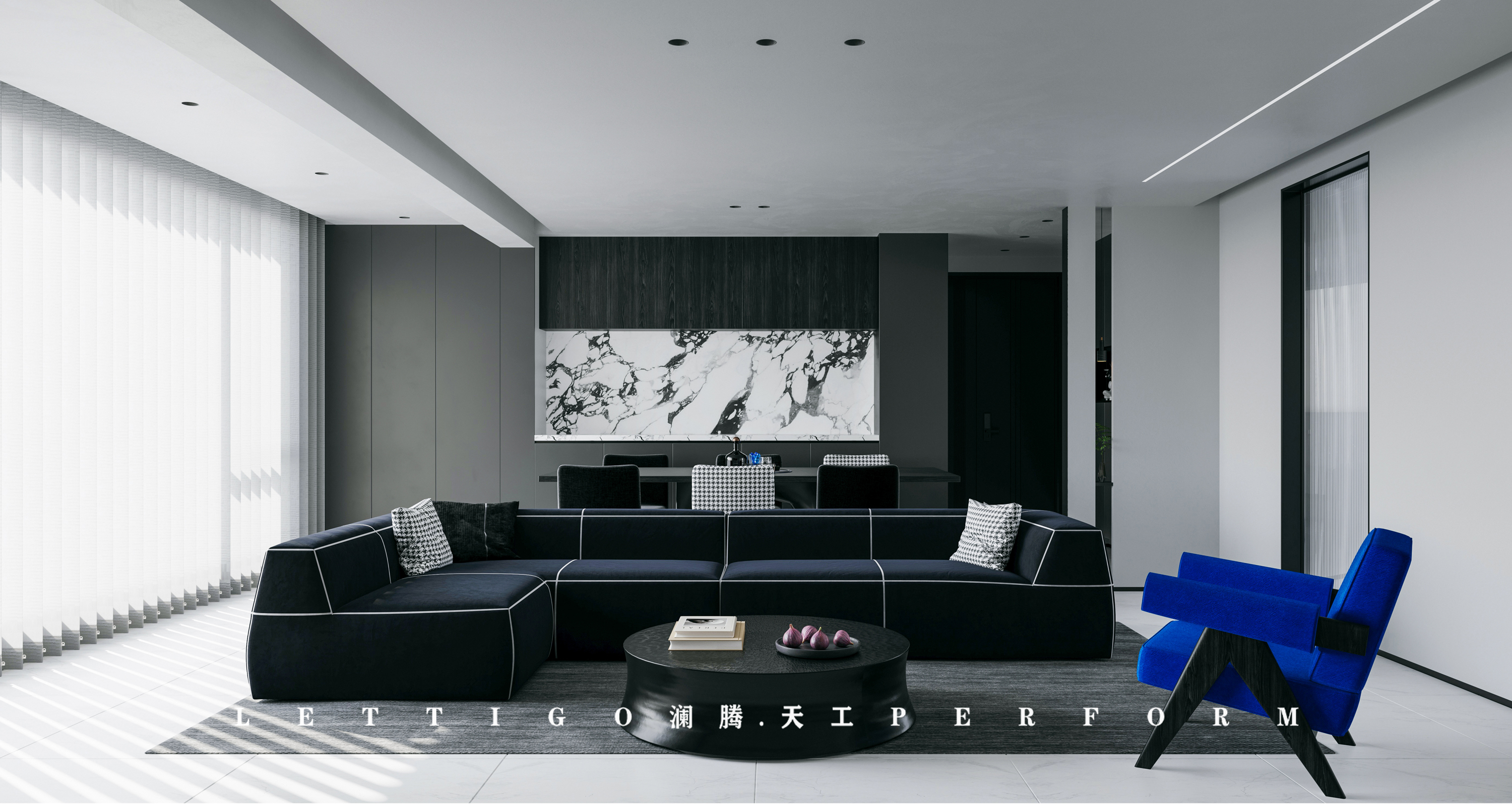 现代极简黑白系列-1