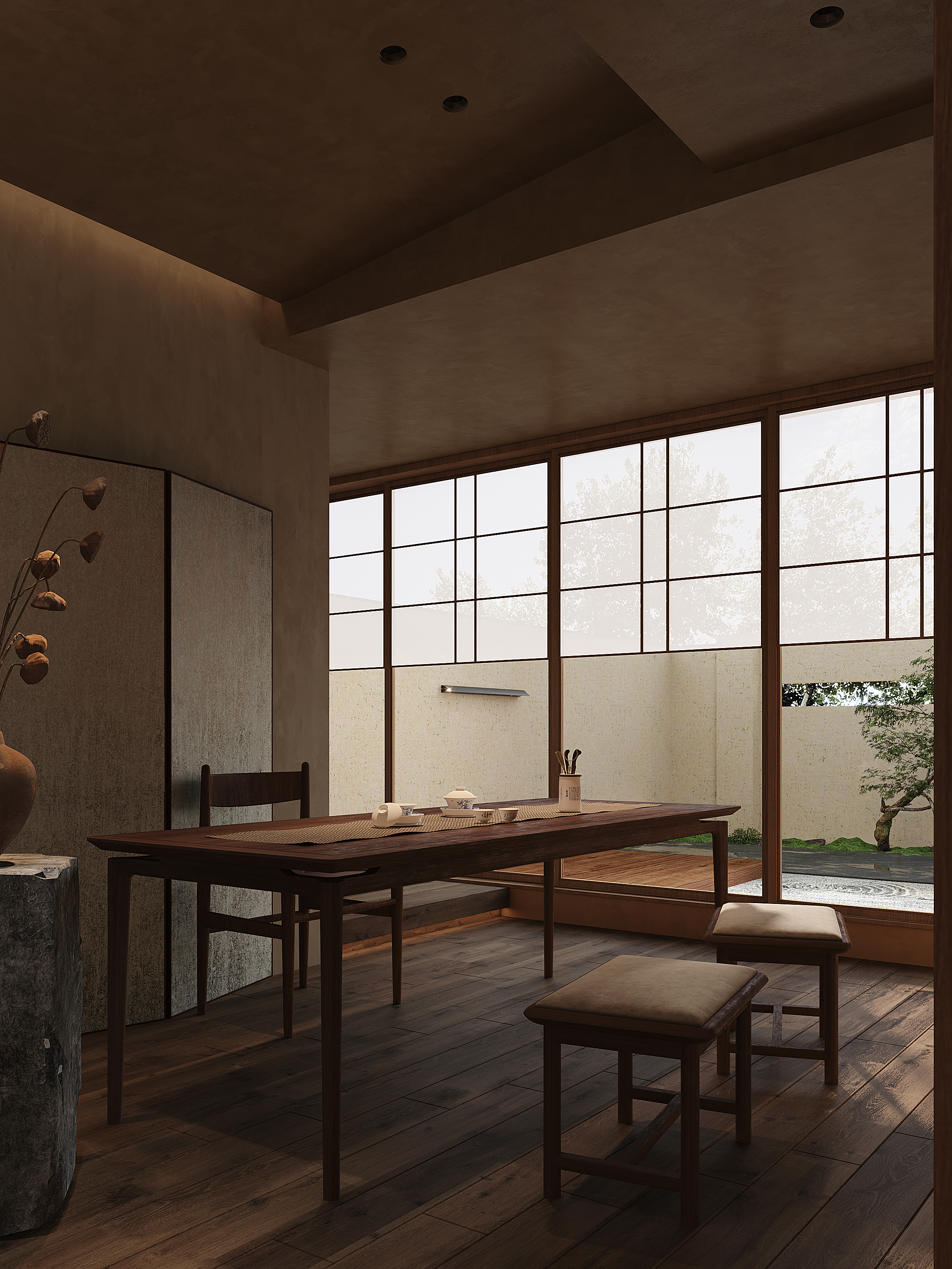 有间茶室丨中国武汉丨知白设计研究室-15
