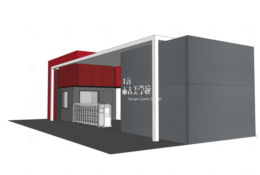 学校门头改造-12