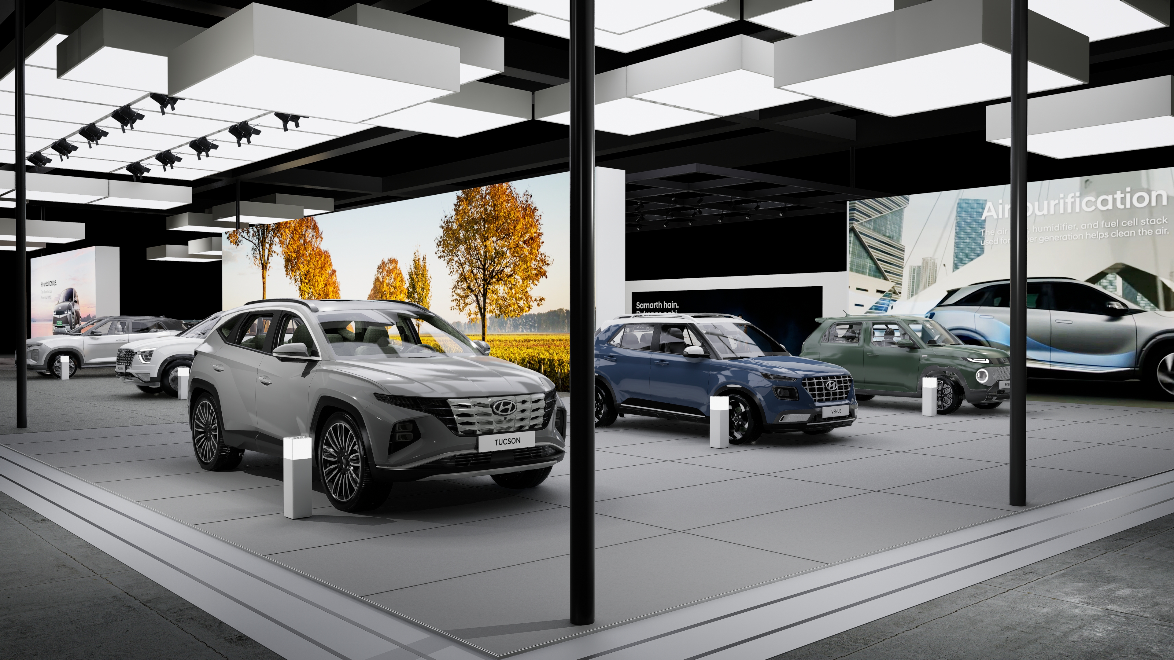 汽车展厅丨Hyundai Booth Design_Koinde-7