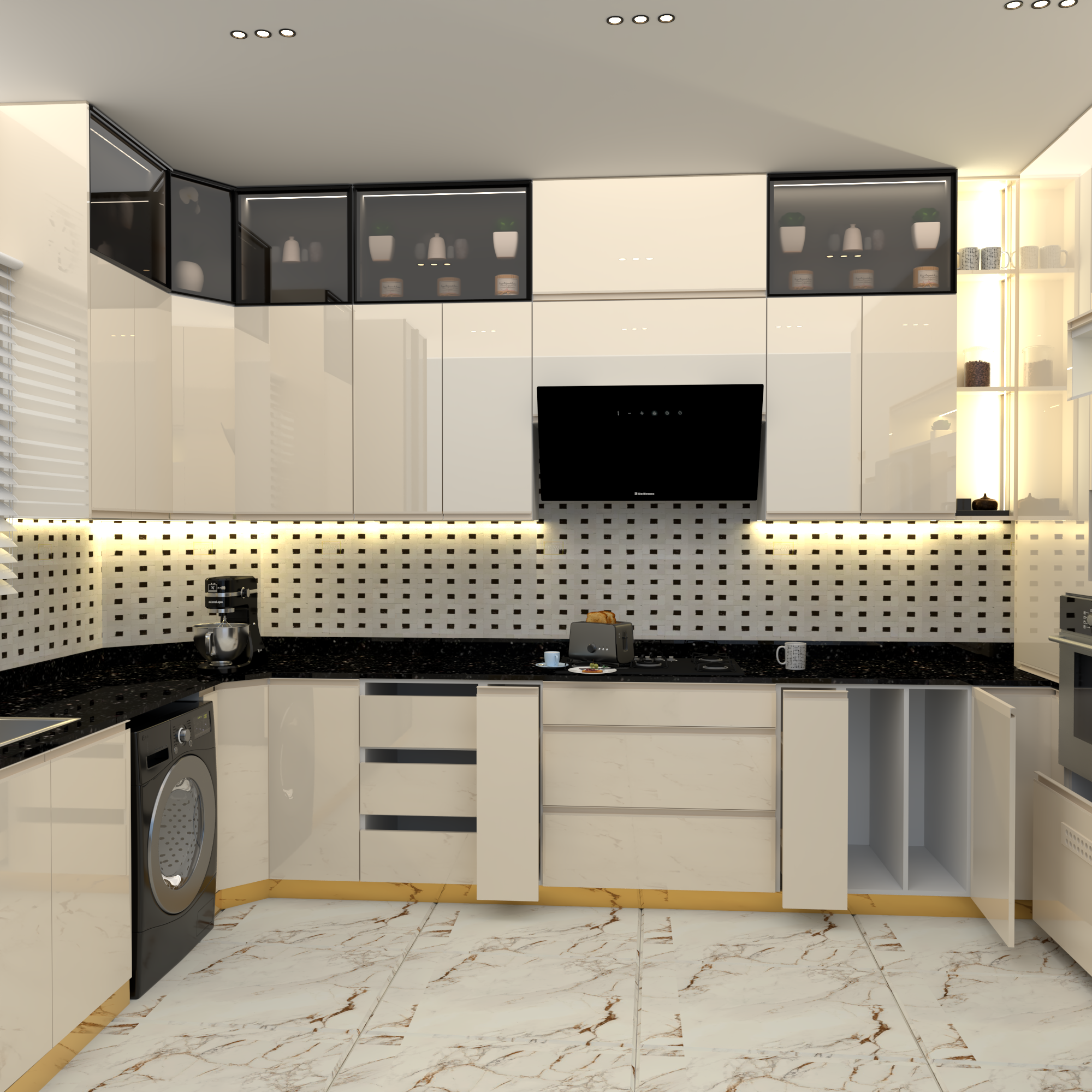 kitchen in Sheikh Zayed-1