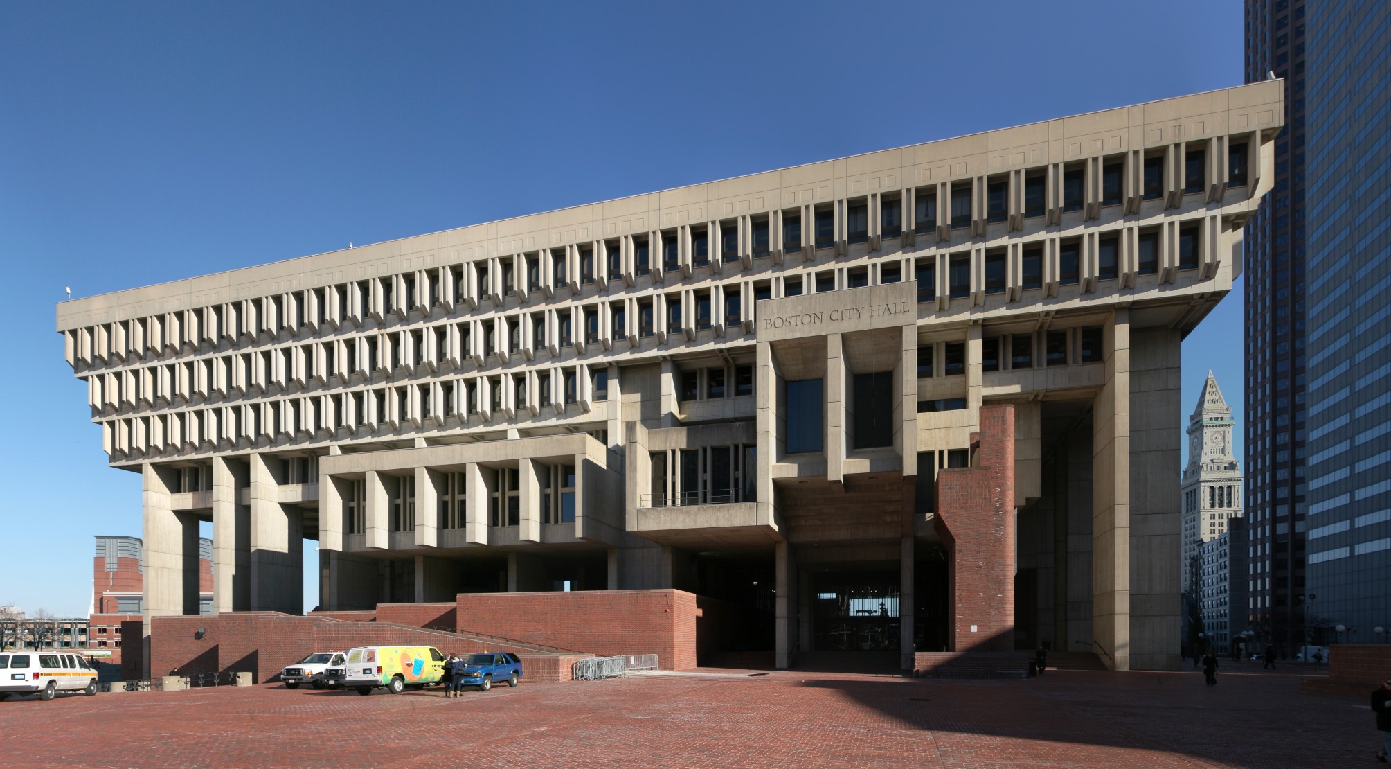 波士顿市政厅（Boston City Hall）丨美国波士顿丨Gerhard Kallmann,Michael McKinnel-0