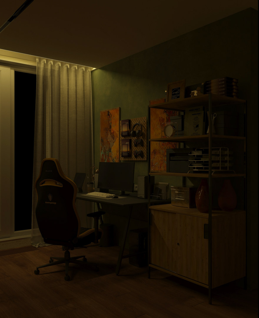 年轻情侣公寓设计项目丨乌克兰基辅丨Diana Chehaieva-35