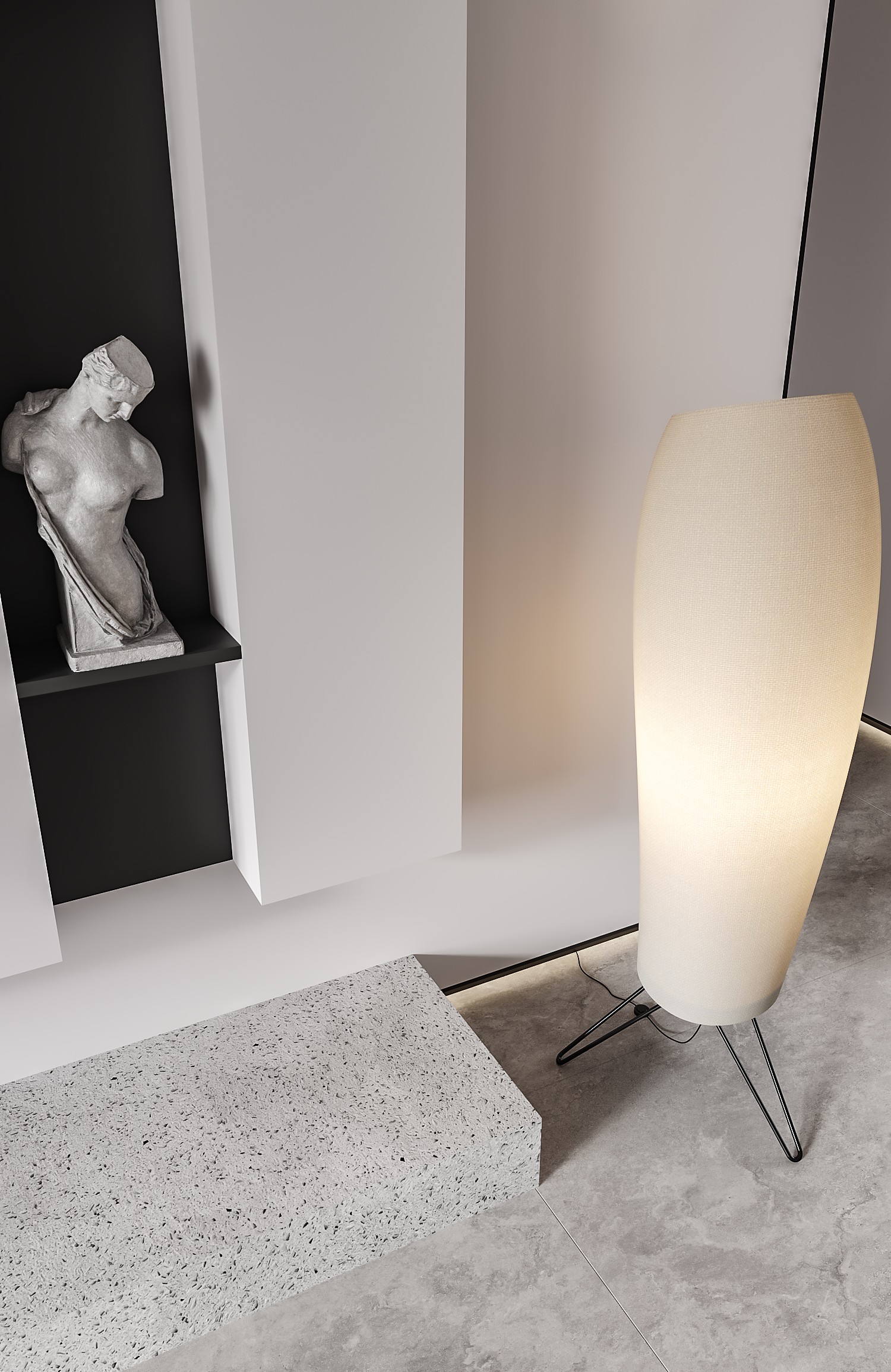 黑白 家是理想生活之根，是人活出某种生命状态的底色，是收纳生活万象丨CH-Design-8