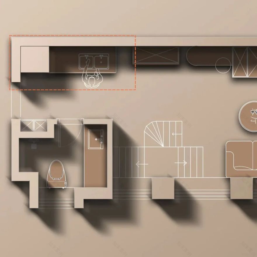 开放式厨房设计案例-30