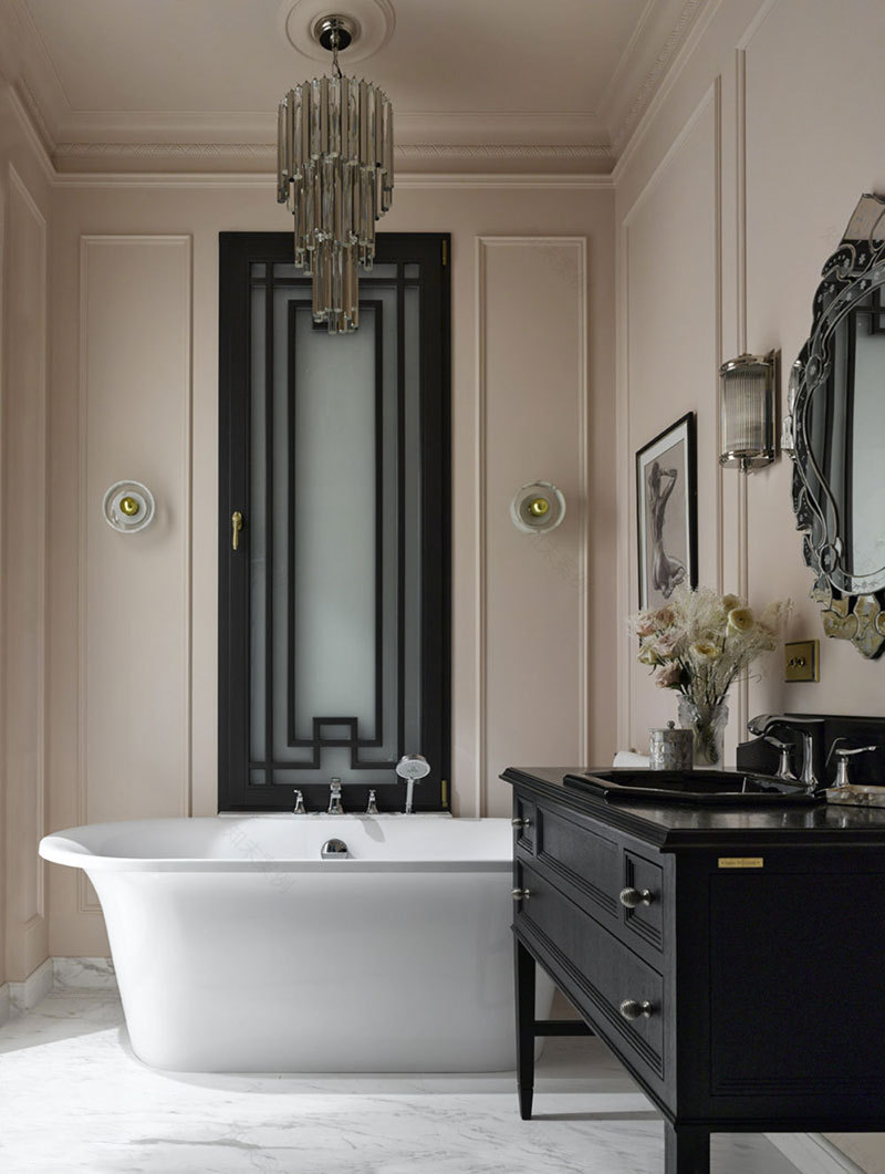 莫斯科市区 53 平米公寓 | 为妻子秘密打造的现代经典巴黎风-9