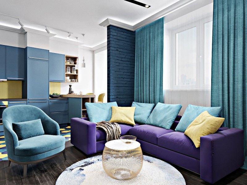 90平米公寓的折衷主义风格室内设计丨俄罗斯圣彼得堡丨«Студия Маши Марченко»-4