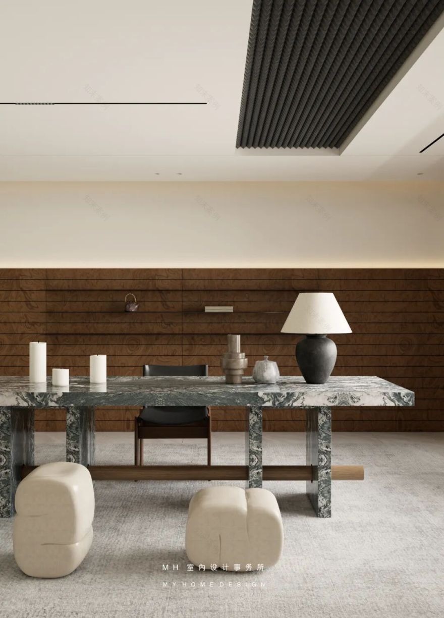 【首发】MH设计新作:自由·归属▏当代豪宅的极简艺术,让生活更有腔调-186