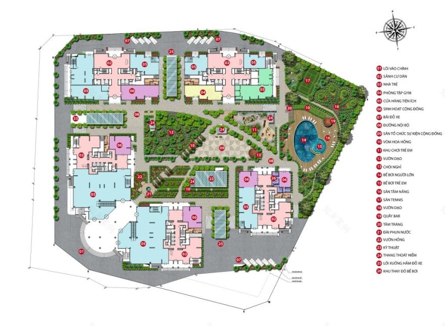 Iris Garden公寓项目丨越南河内丨越南NKB Archi有限公司-36