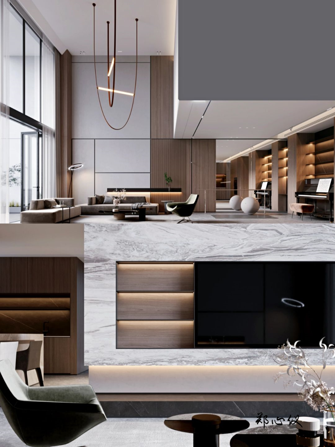 纽约奢华公寓设计，打造纯净舒适的栖所-6