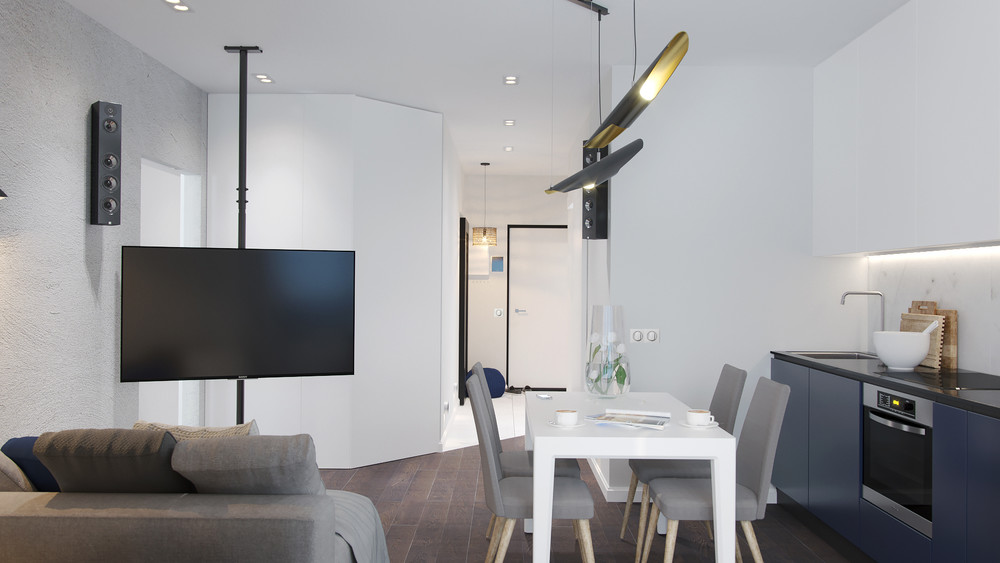 小型带阳台厨房设计项目-9