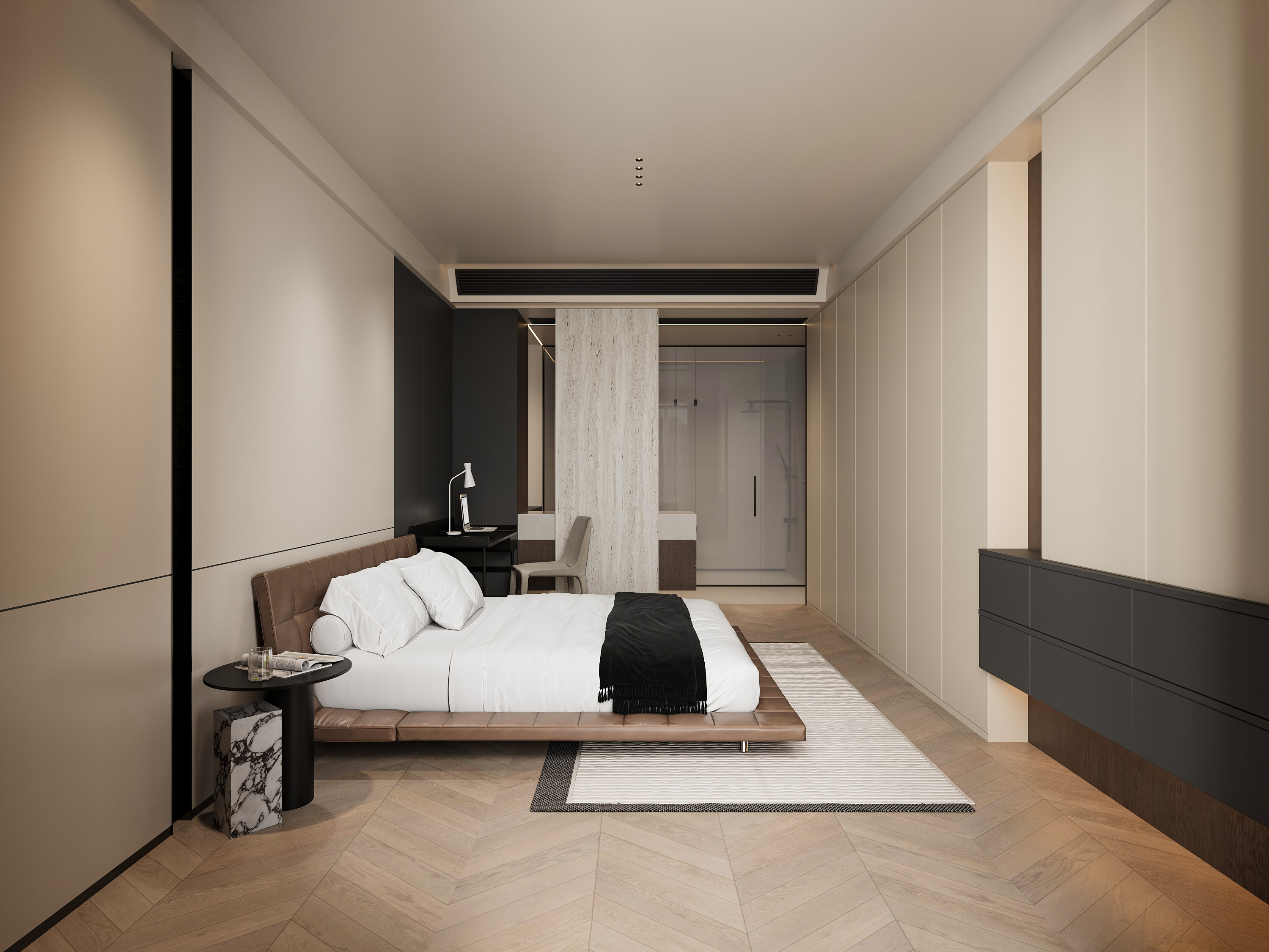 意式轻奢|从不在堆砌符号  用材质的碰撞 光影的层次-5