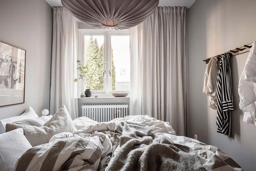 哥德堡带独立入口和露台的时尚公寓-35