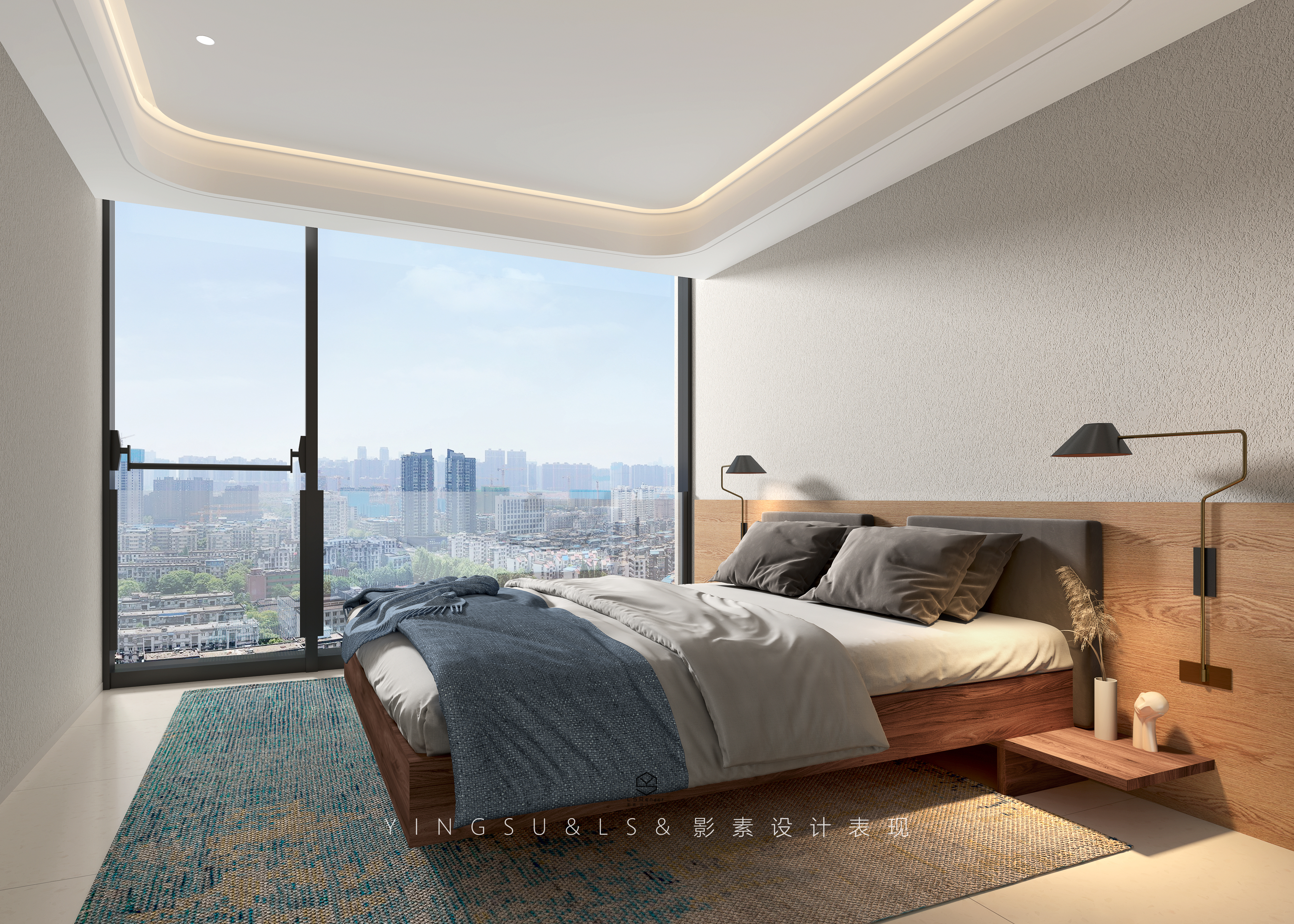 影素设计 • 大平层客餐厅设计表现-11