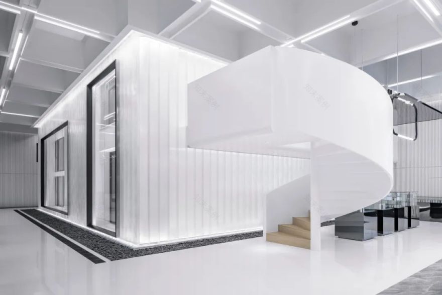 石家庄中电展示中心 / 纯净白色空间的诗意营造-40