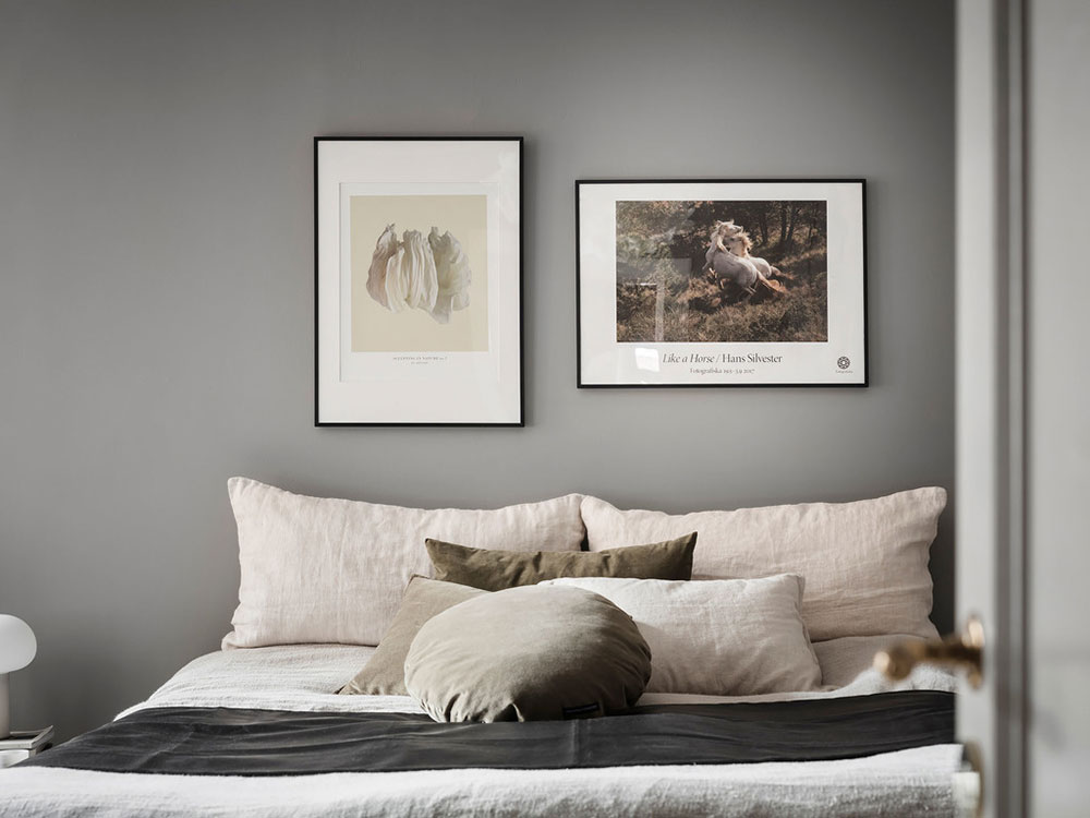 温馨瑞典公寓 | 不同空间的和谐色彩搭配-12