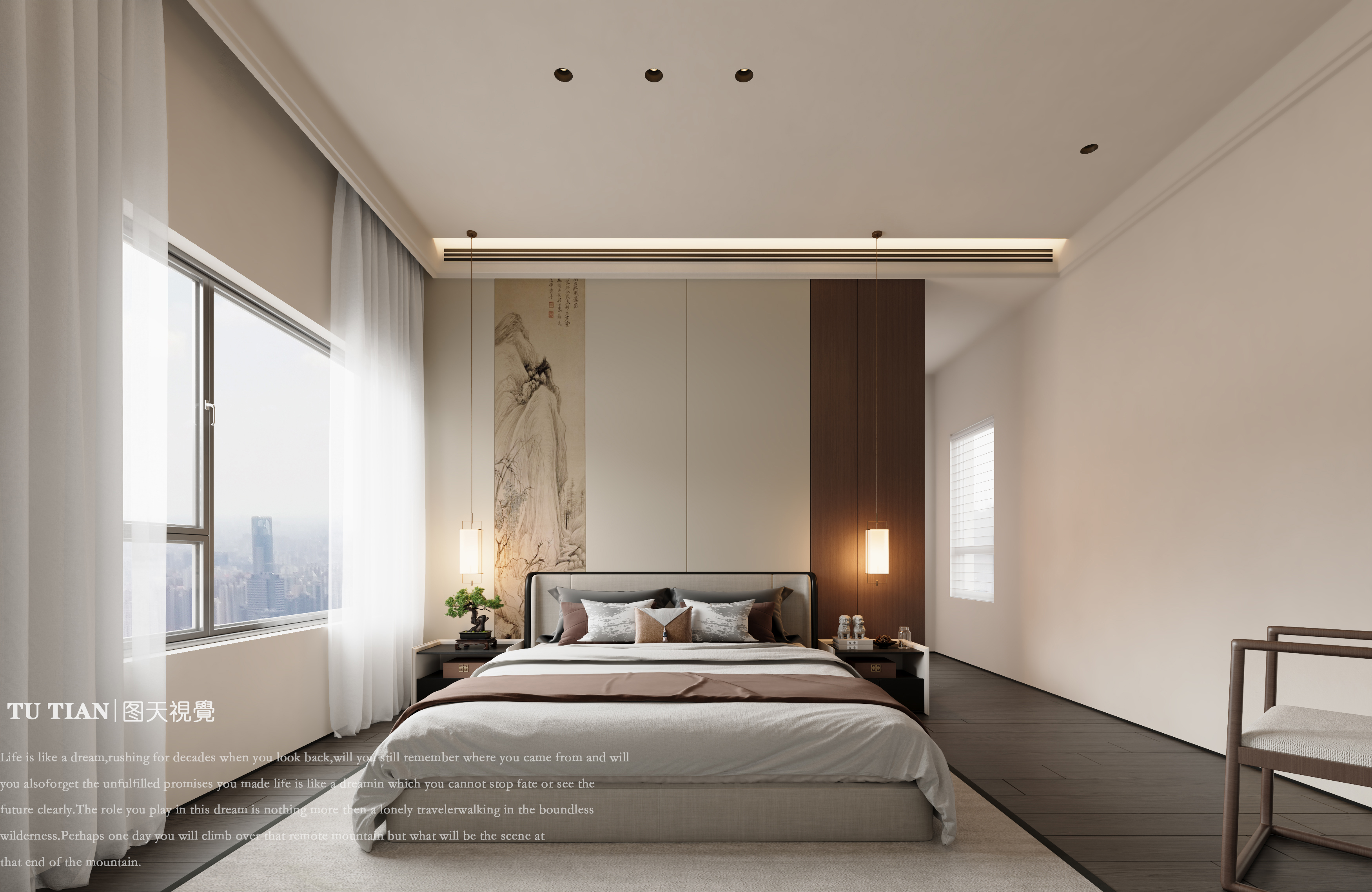 宋氏美学 · 挑空别墅 藏着骨子里的东方风雅-4