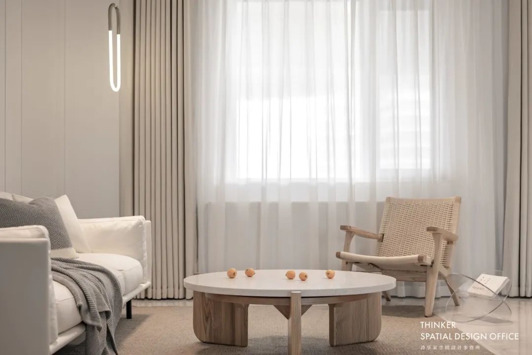 国博新城禅意之家 | 原木留白,三代同堂的宁静空间-36