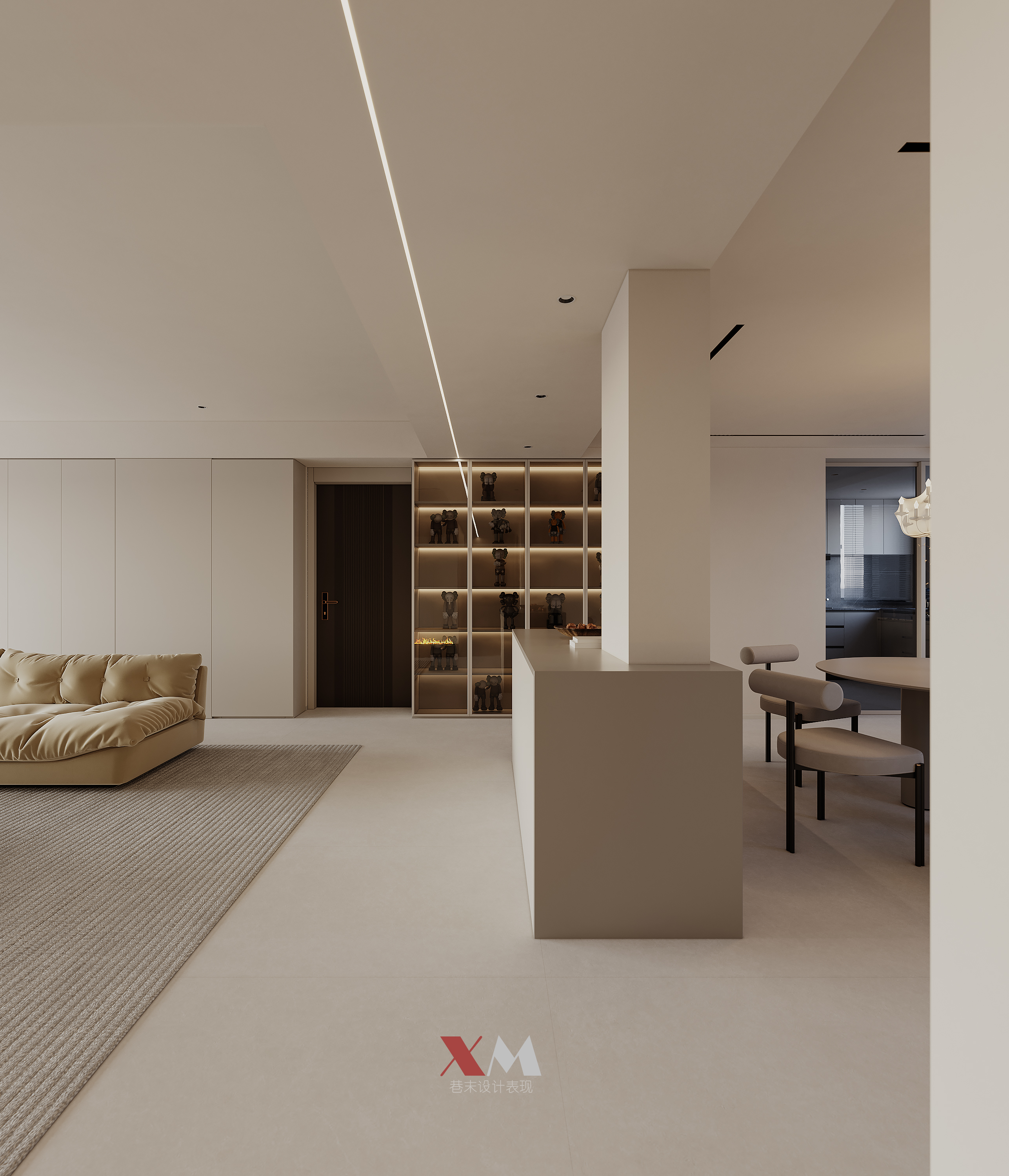 奶油风效果图表现-7