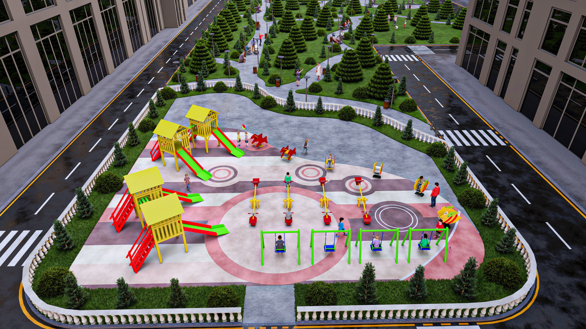 小区景观丨阿塞拜疆-3