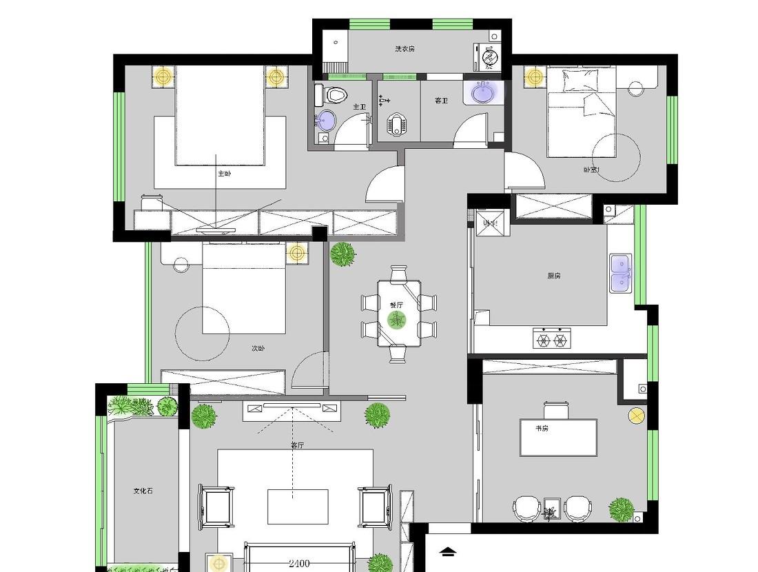 庐山国际贺先生平层-24