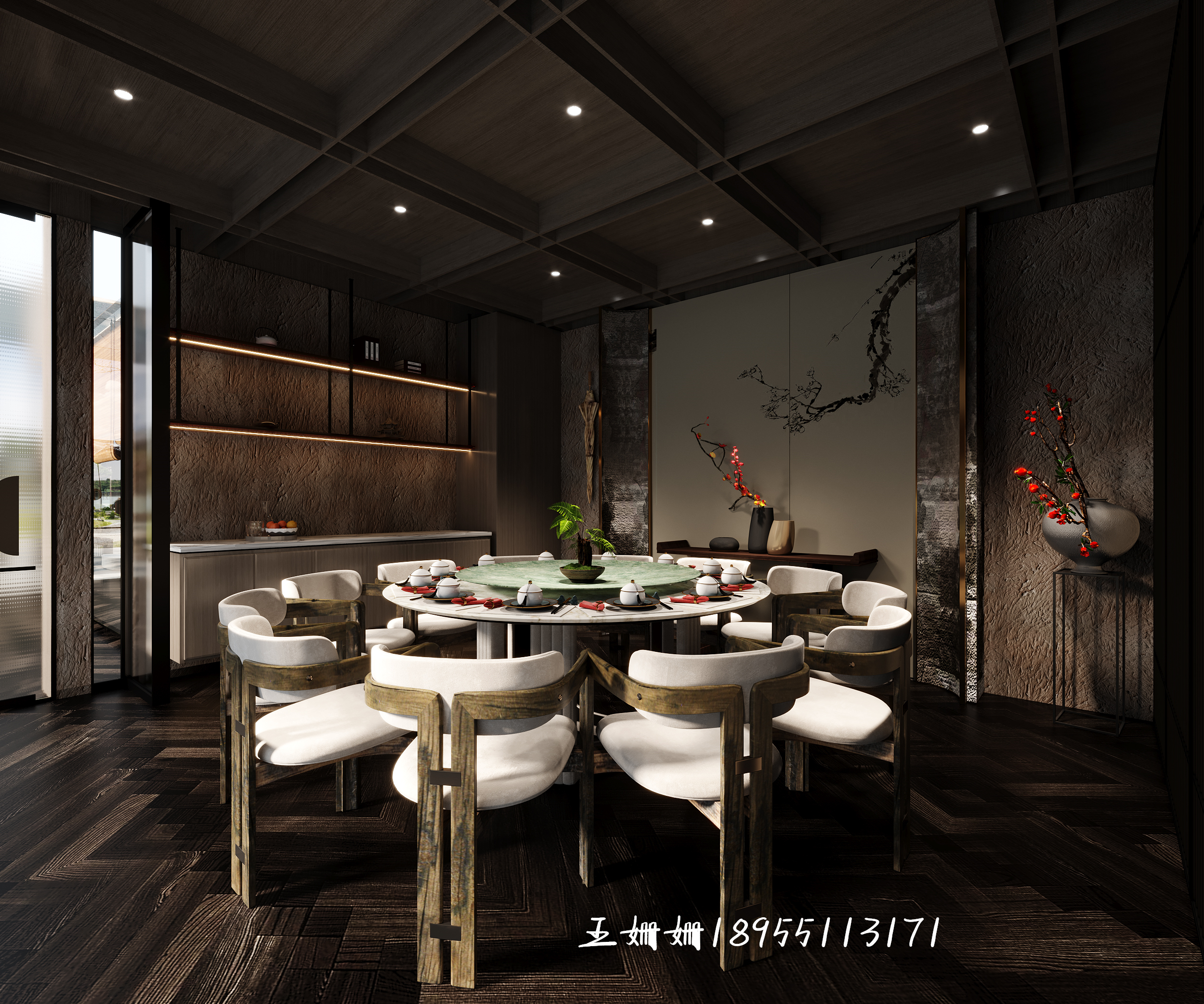  烟溪竹雨，西湖餐饮会所设计-4