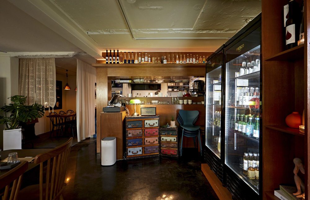 韩式美食空间 | 16 坪木质自然风室内设计-3