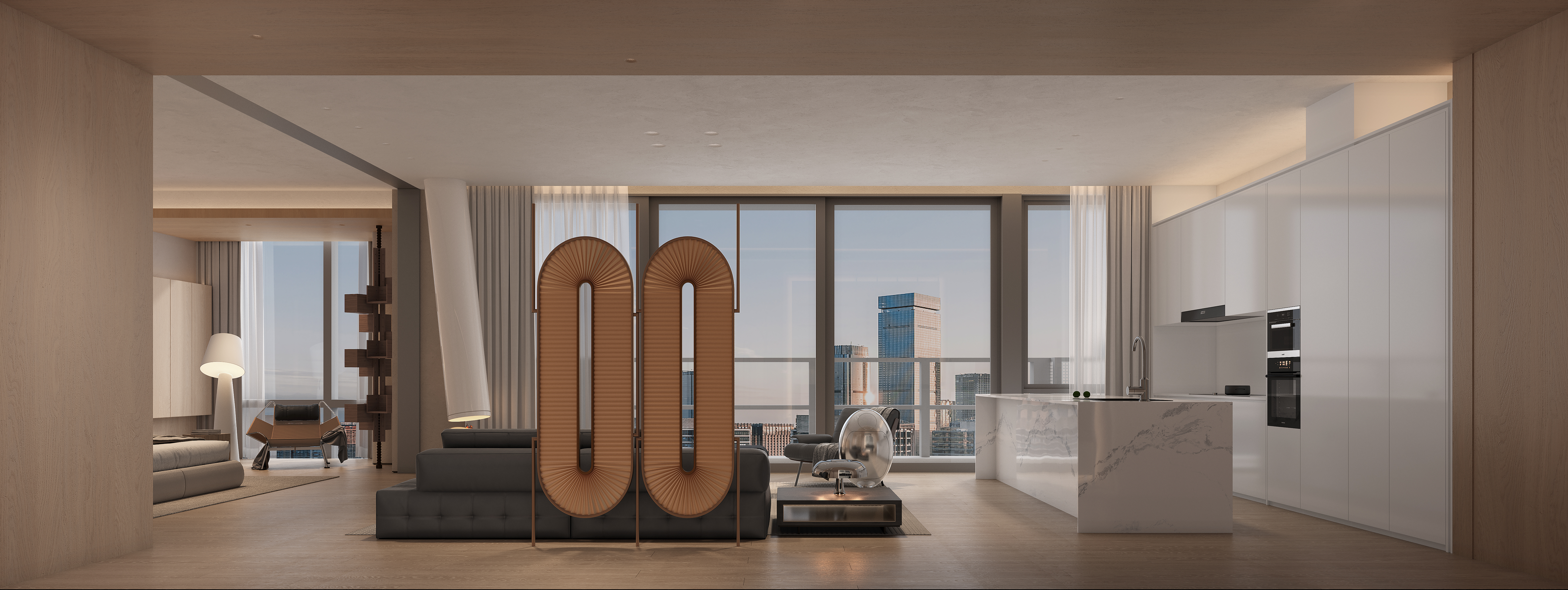 霸道总裁200M²一居室——深圳华侨城宝辰-1