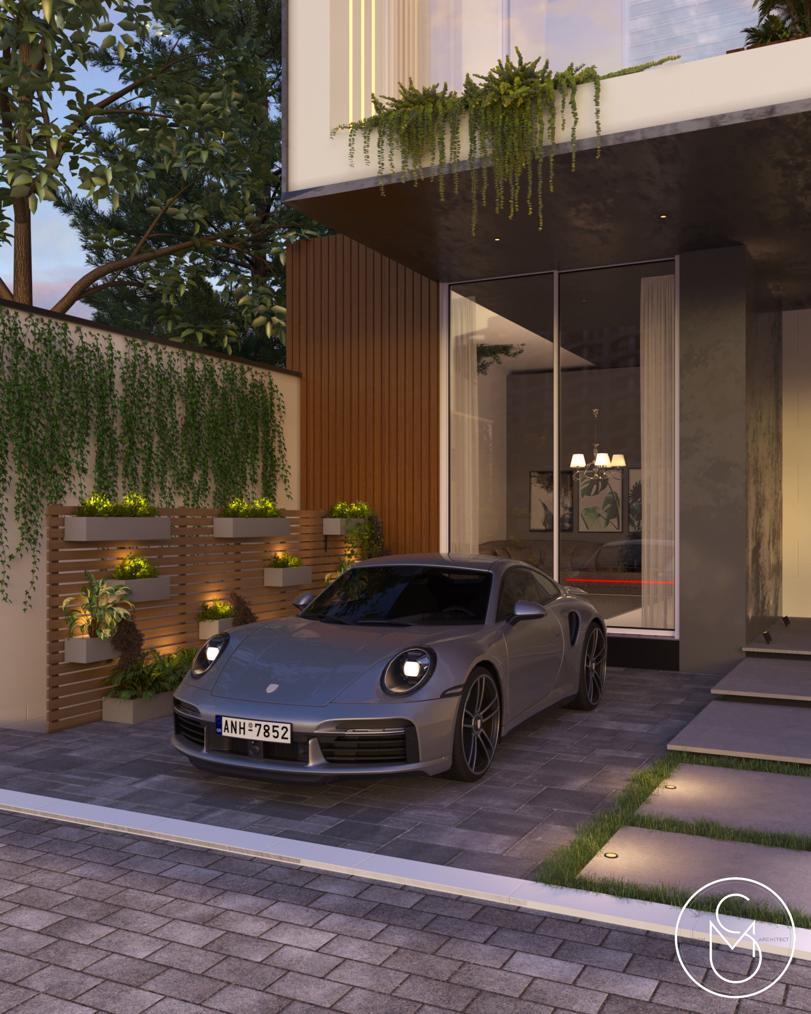 外部设计别墅-23