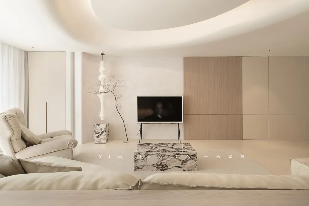 软沙丘 · 极简奶油空间丨YIM DESIGN-10
