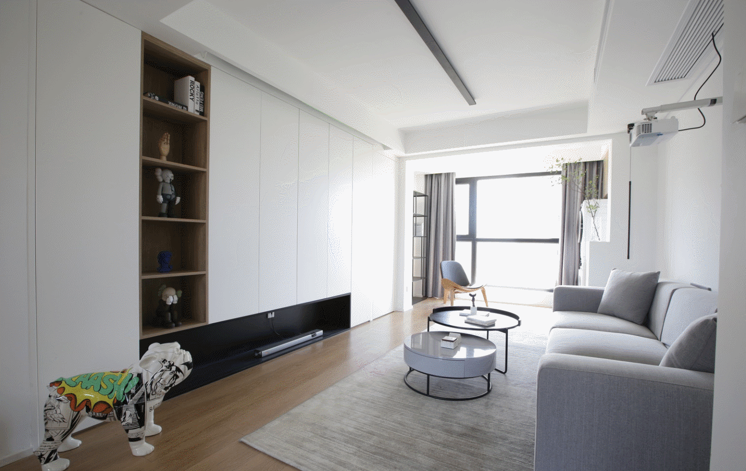 南北通透户型的卧室改造，实现储物与空间利用最大化-34