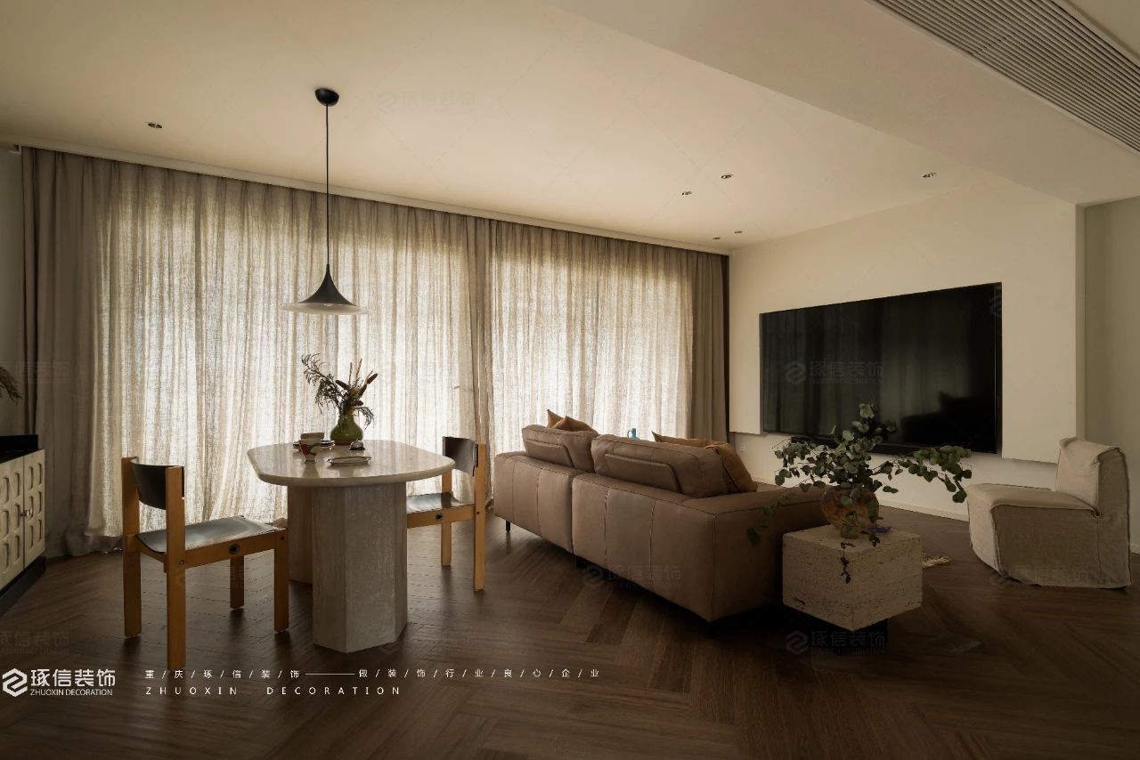 120 平侘寂风家居设计丨琢信装饰-9