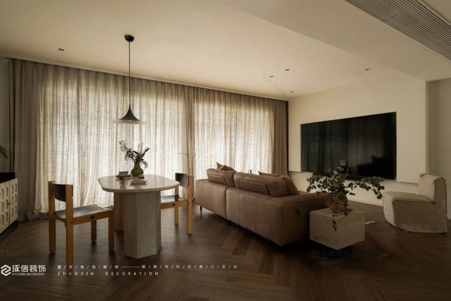 120 平侘寂风家居设计丨琢信装饰-9