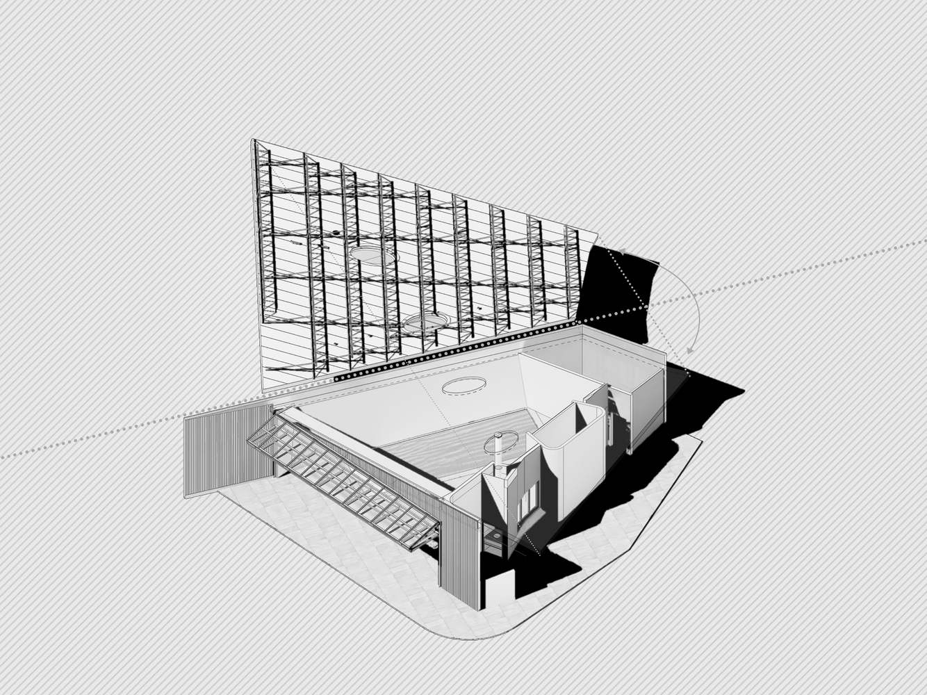 灰白色尼瓦泳池别墅丨美国纽约丨GAuthier Architects-31