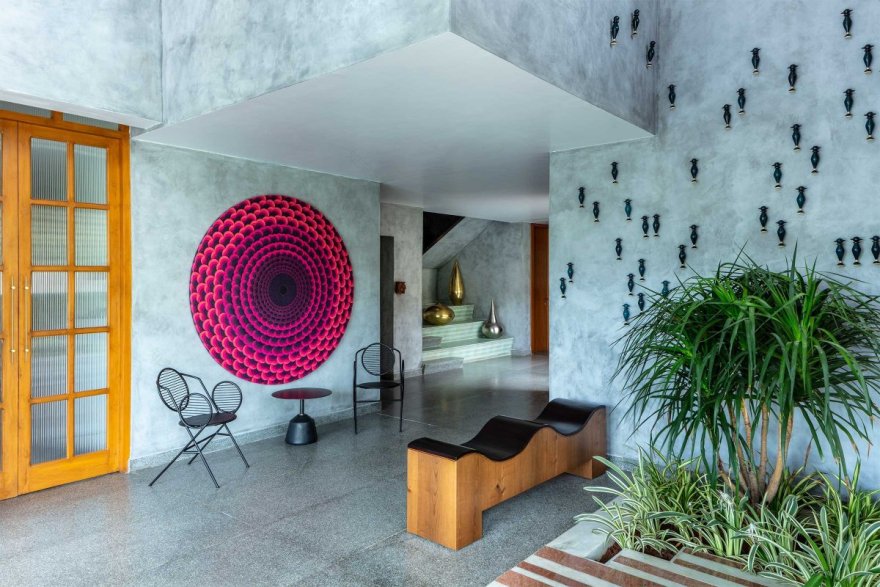 充满阳光的印度家庭住宅丨Sona Reddy-19