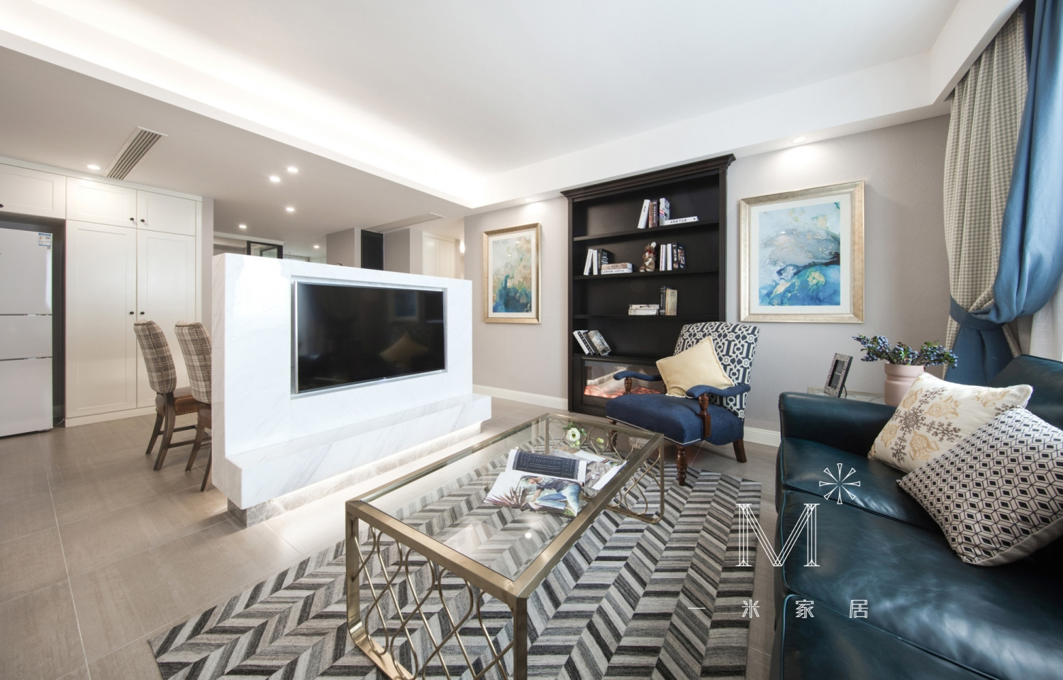 【一米家居】 ◣Luna&Dindin◥ 110㎡美式-14