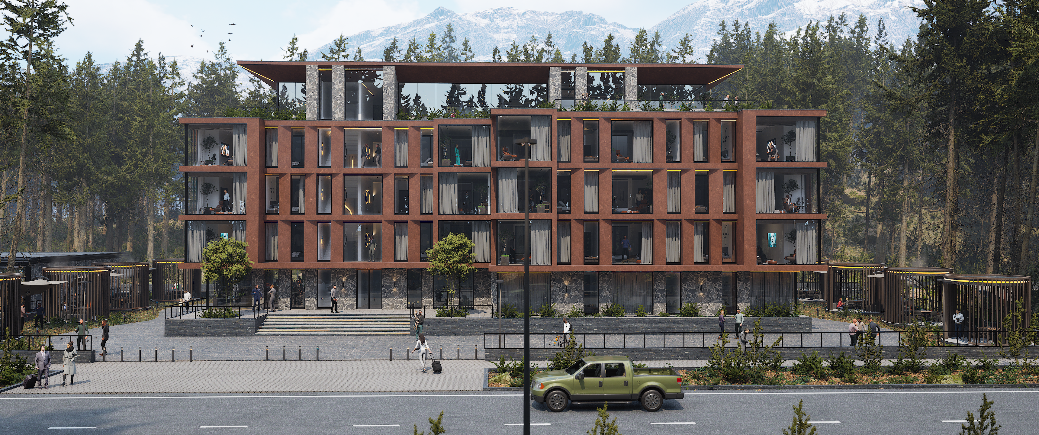 RESIDENCE 酒店丨俄罗斯丨North Caucasus Architects-30