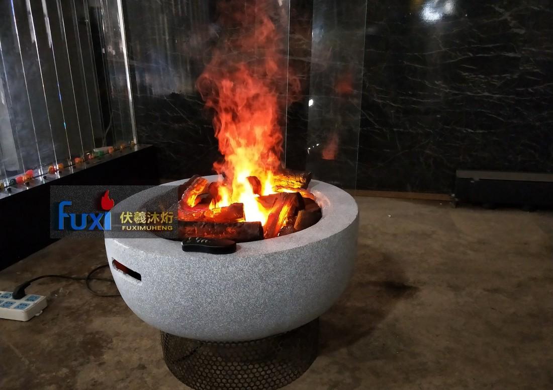 日本户外防水伏羲雾化壁炉设计-18